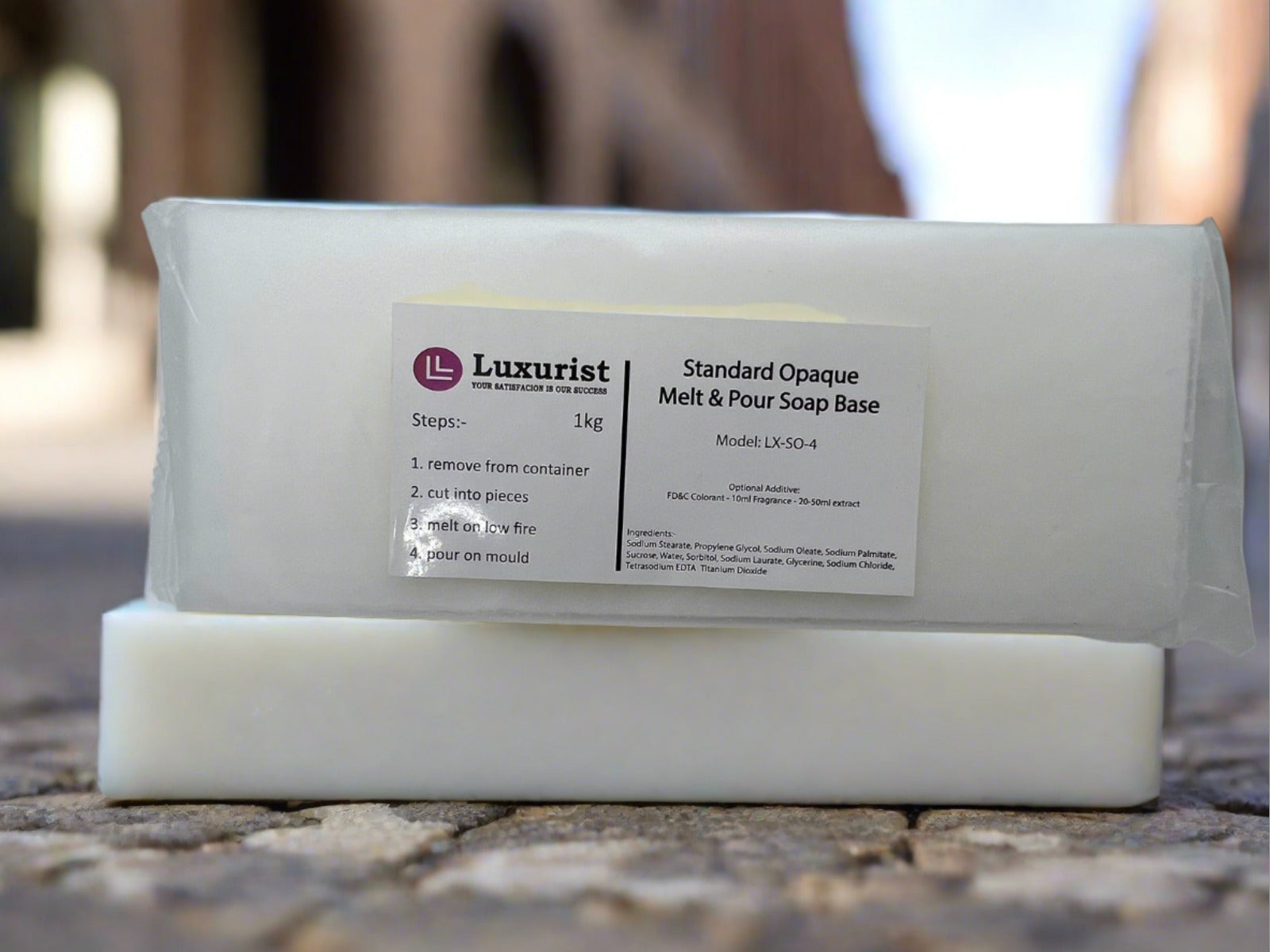 Natural Opaque Glycerin Melt And Pour Soap Base - 1KG