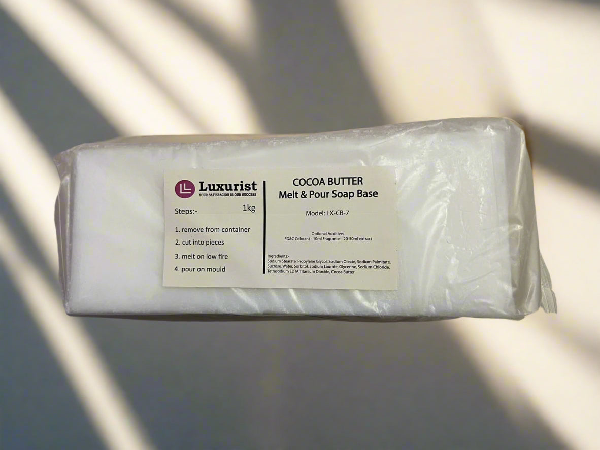 Cocoa butter Melt and pour soap base