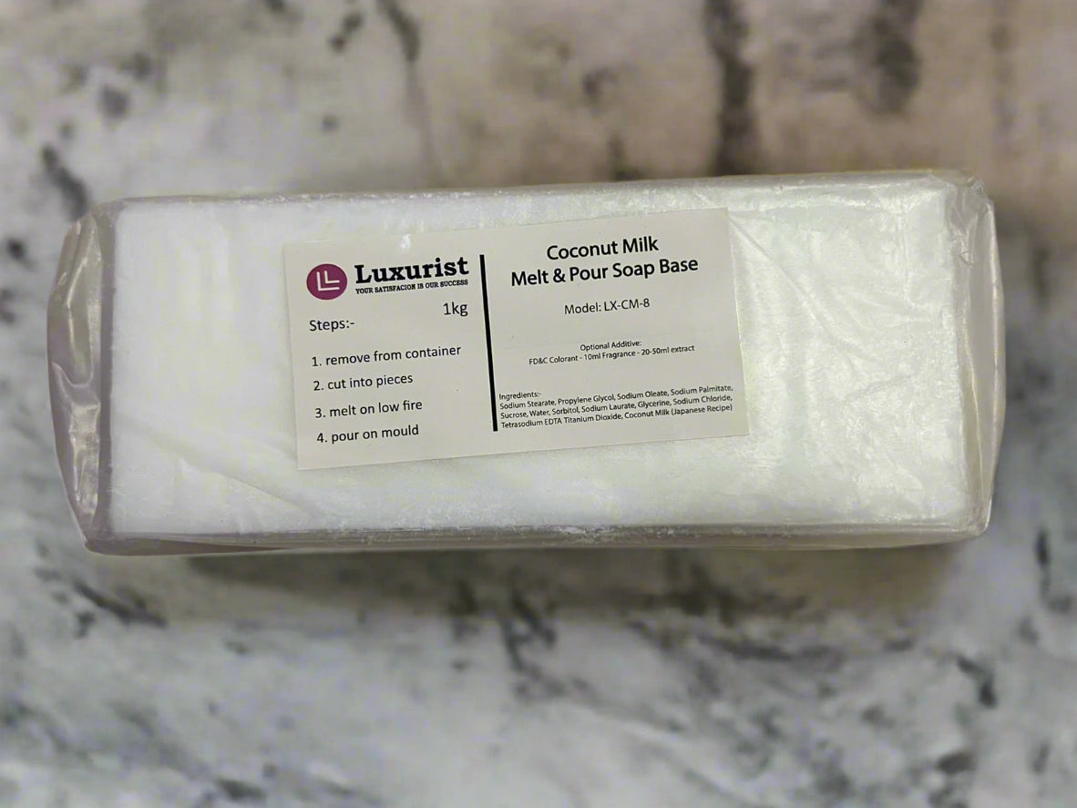 coconut Milk Melt and Pour Soap Base