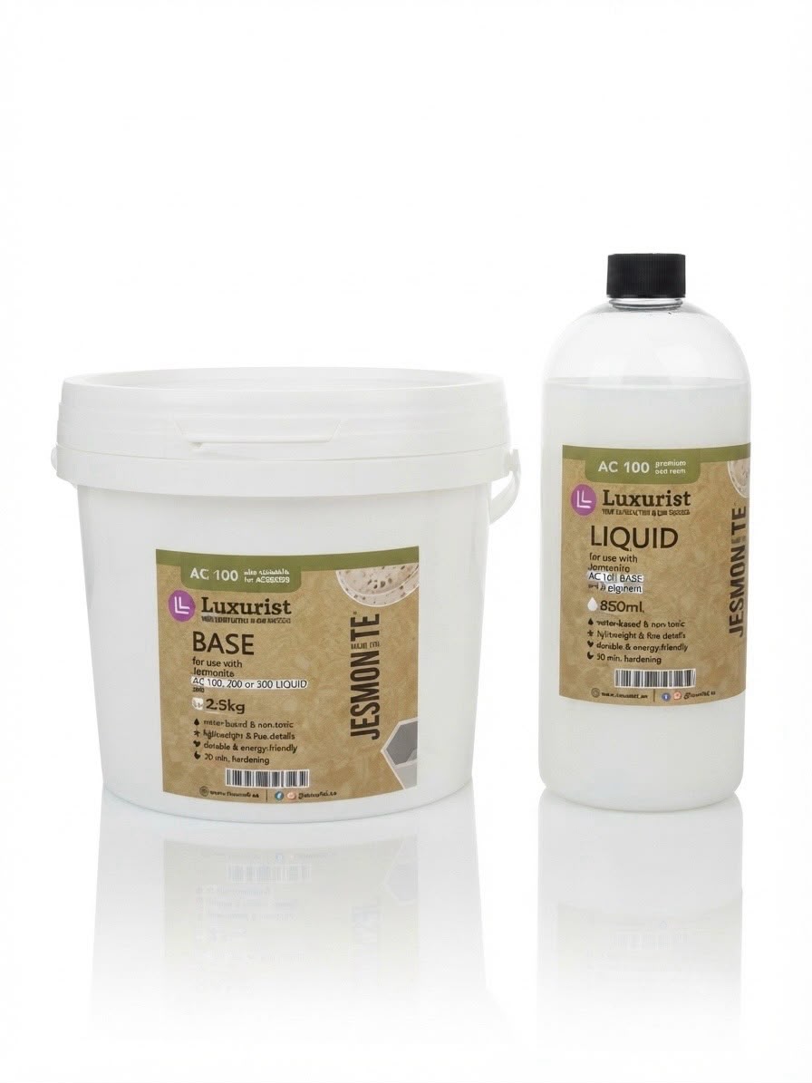 Jesmonite AC100 2.5KG with 850ml Liquid