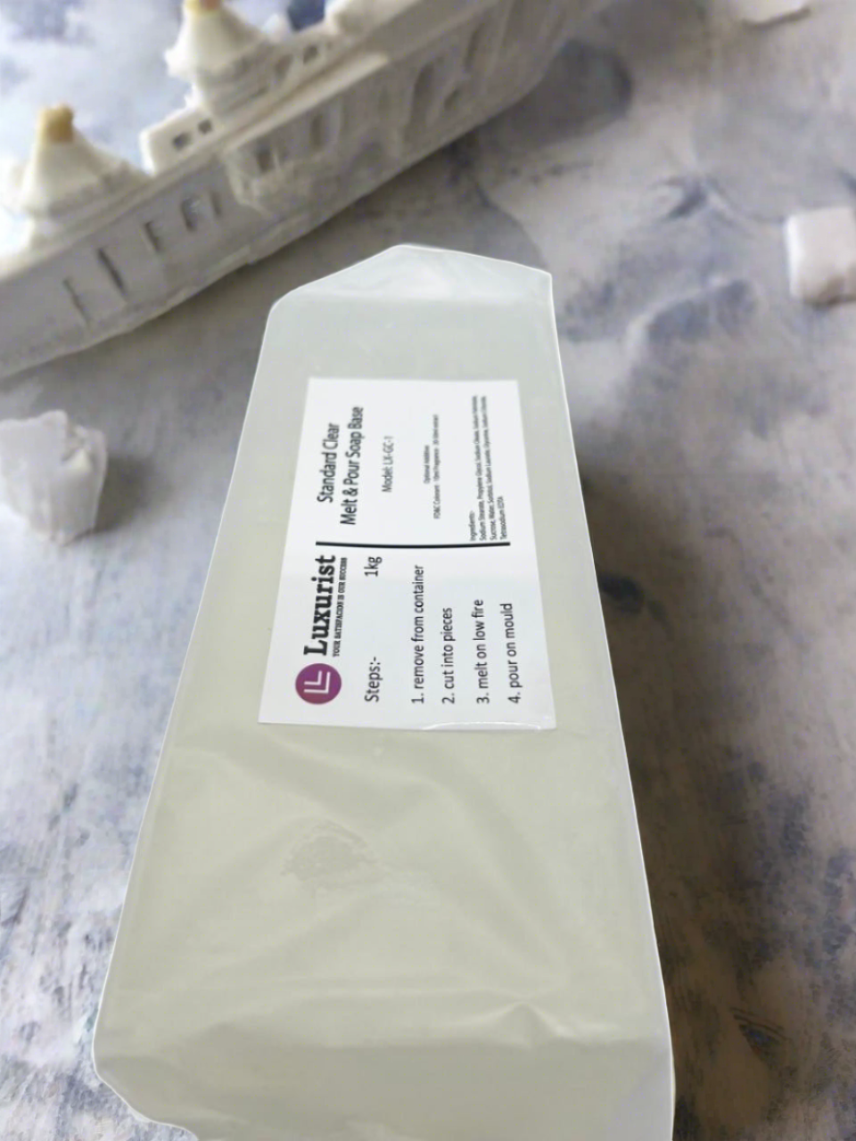 Natural Glycerin Melt and Pour Soap Base - 1KG
